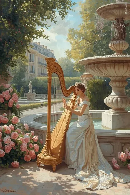 Paris Royalty Summer Oil Paintings