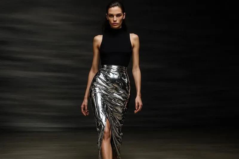 Liquid Metal Couture Avantgarde Fashion