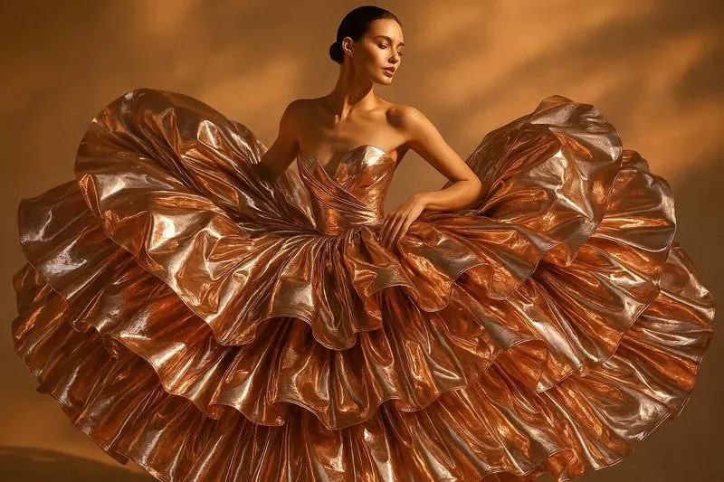 Liquid Metal Couture Avantgarde Fashion