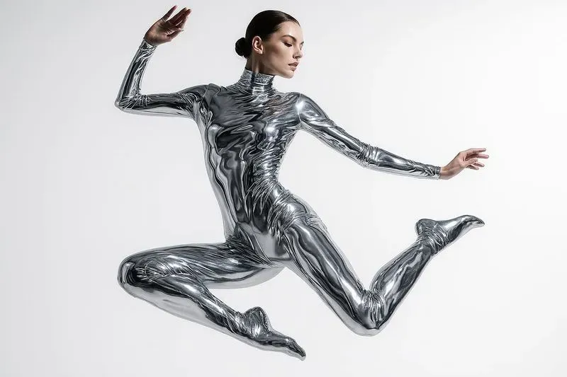 Liquid Metal Couture Avantgarde Fashion