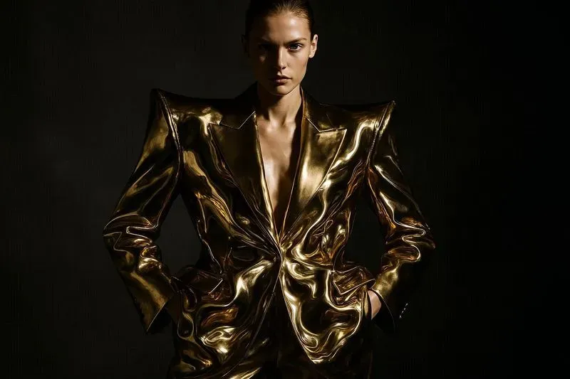 Liquid Metal Couture Avantgarde Fashion
