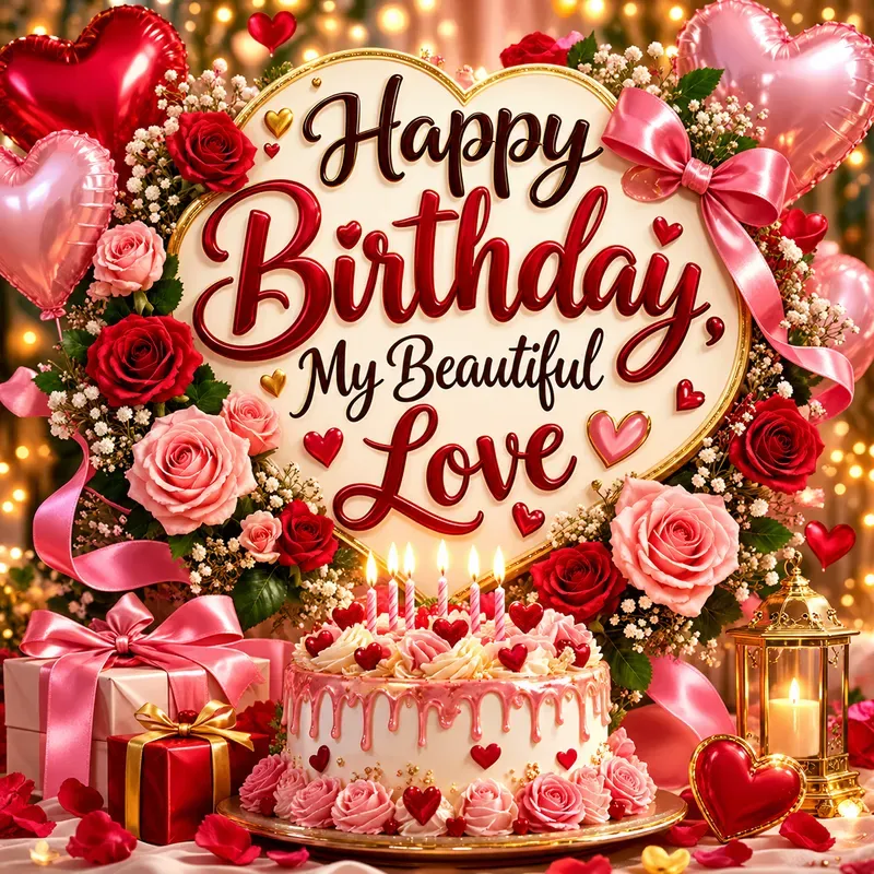 Romantic Luxury Birthday Glows