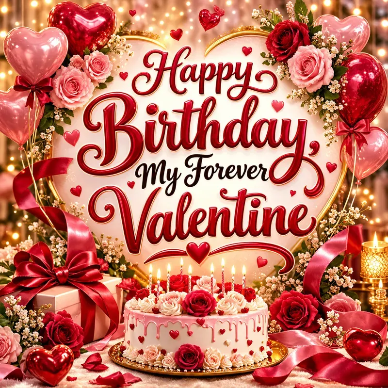 Romantic Luxury Birthday Glows