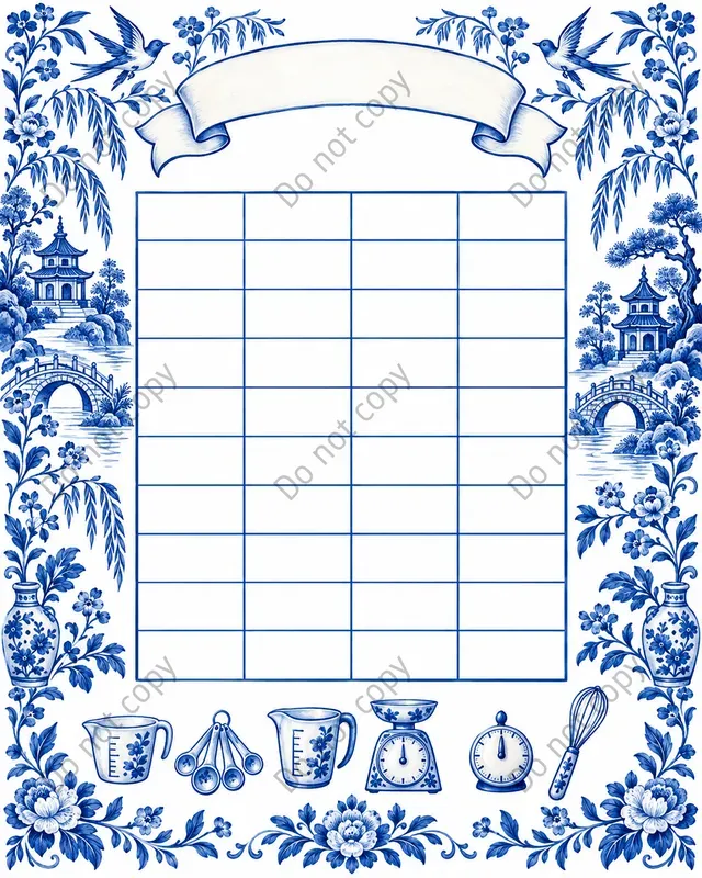 Kitchen Conversion Chart Art Prints
