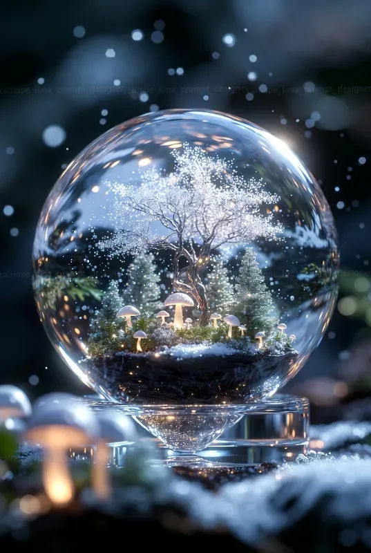 Enchanted Snow Globe Portraits