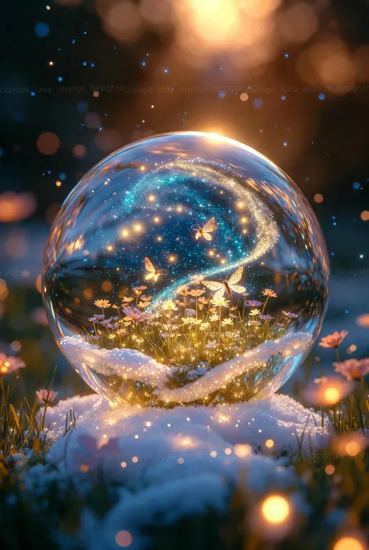 Enchanted Snow Globe Portraits