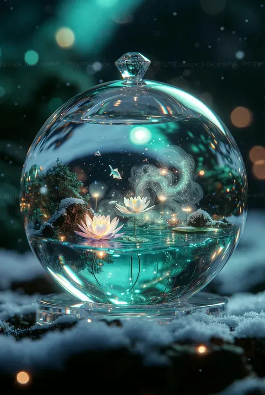 Enchanted Snow Globe Portraits