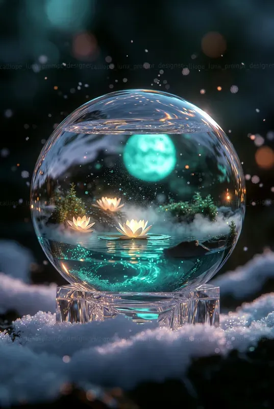 Enchanted Snow Globe Portraits