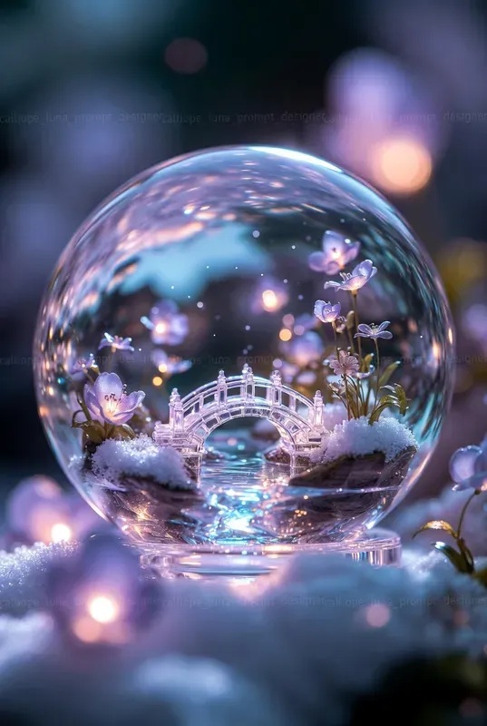 Enchanted Snow Globe Portraits