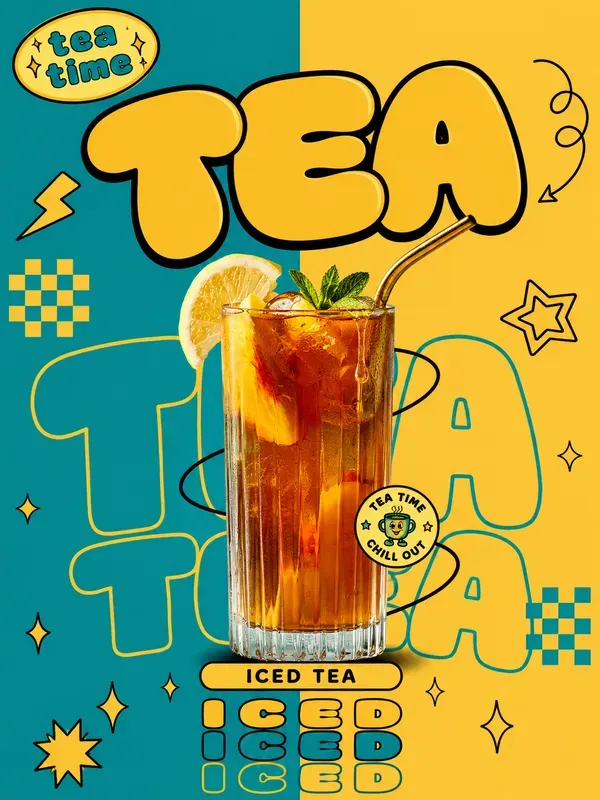 Retro Pop Product Ad Poster Generator