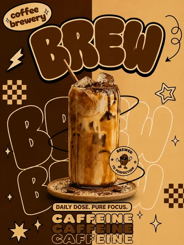 Retro Pop Product Ad Poster Generator