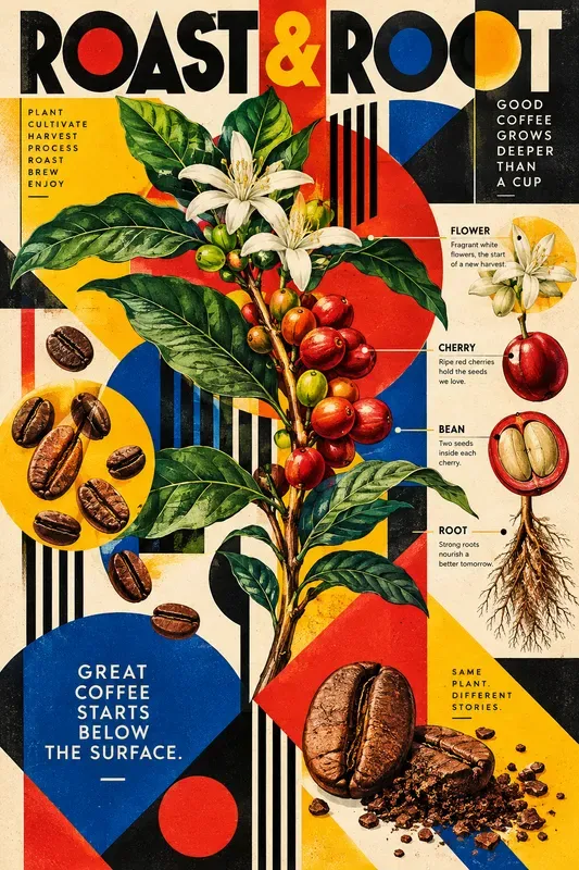 Aesthetic Pop Art Coffee Posters