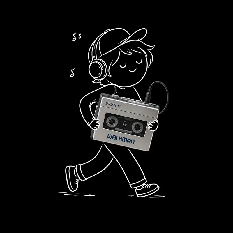 Minimal Doodle Stickman Product Objects