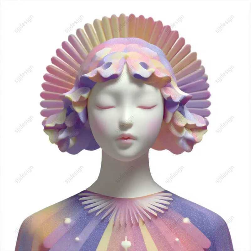 Pastel Vinyl Art Toy Aesthetics