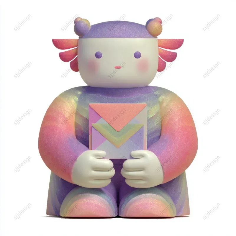 Pastel Vinyl Art Toy Aesthetics