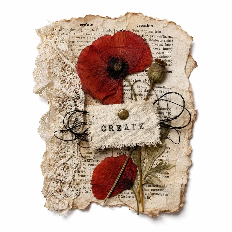 Botanical Junk Journal Ephemera