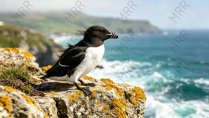 Rocky Cliff Bird Portraits