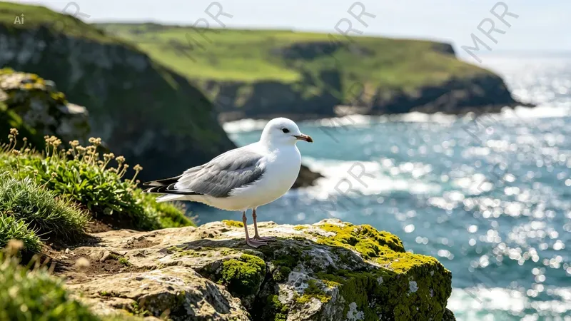Rocky Cliff Bird Portraits