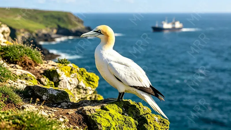 Rocky Cliff Bird Portraits
