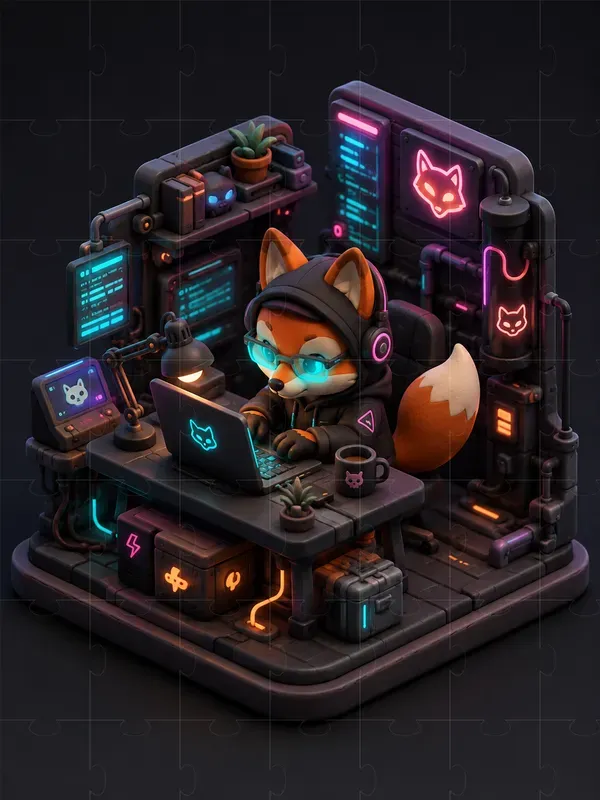 3D Clay Isometric Scenes