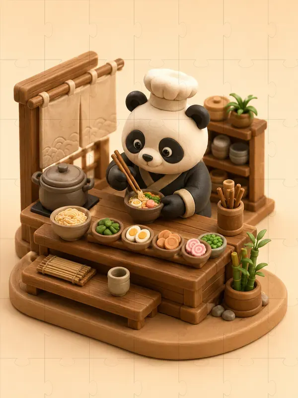 3D Clay Isometric Scenes
