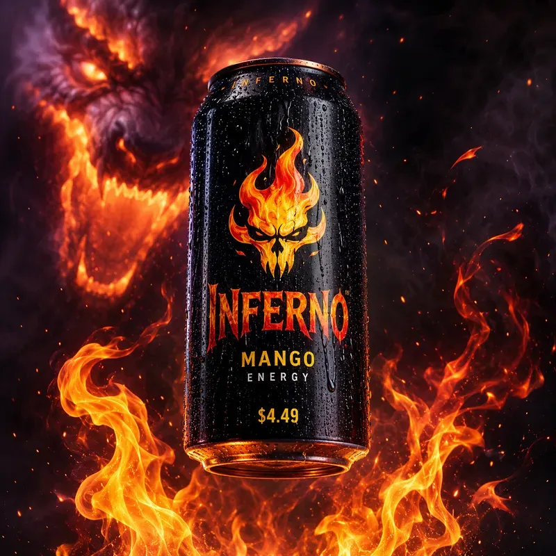 Neon Inferno Drink Ads Collections