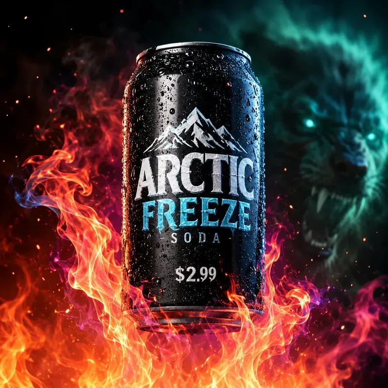 Neon Inferno Drink Ads Collections