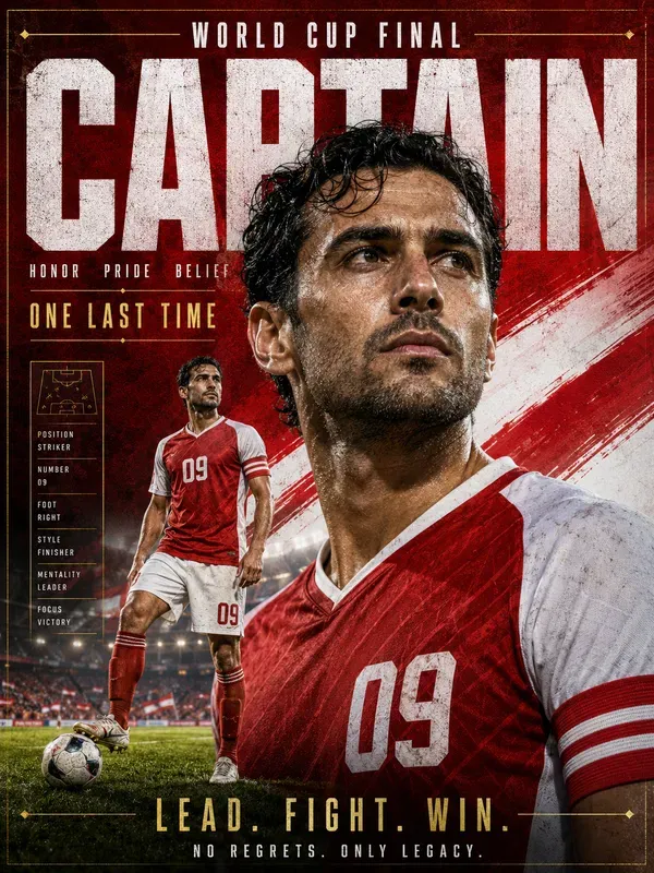 World Cup Captain Posters