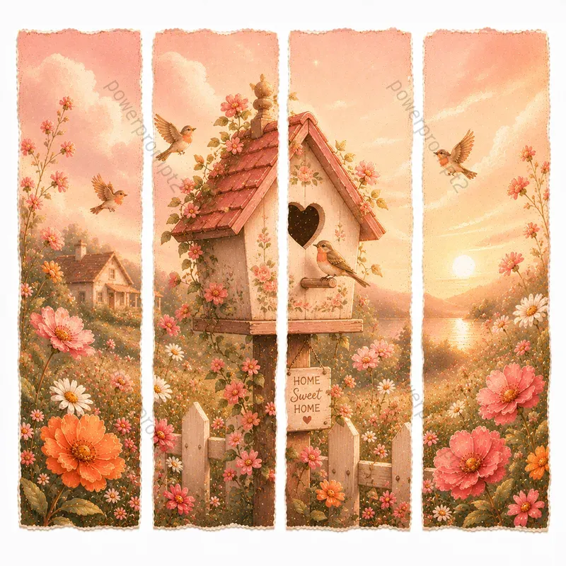Whimsical Torn Paper Illustrations