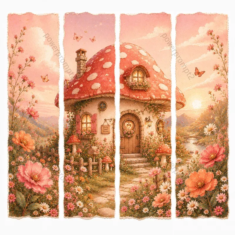 Whimsical Torn Paper Illustrations