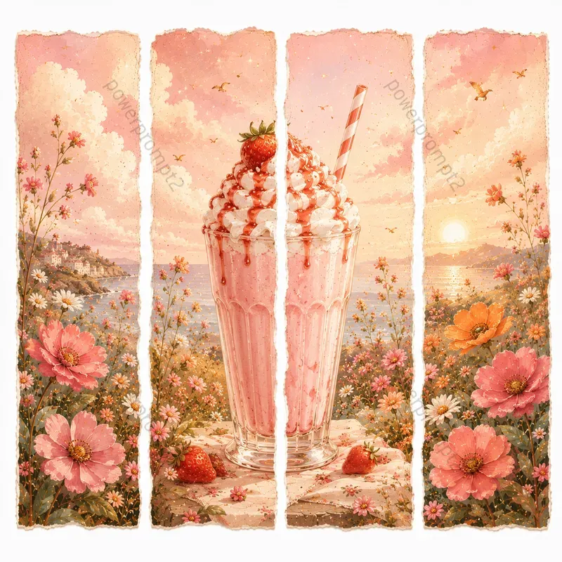 Whimsical Torn Paper Illustrations