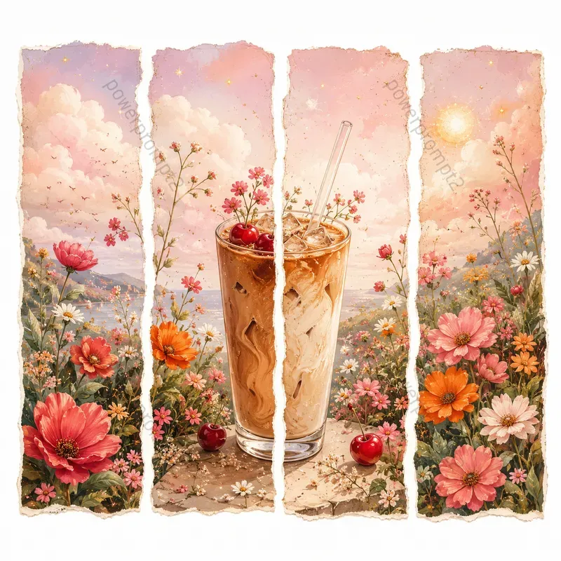 Whimsical Torn Paper Illustrations