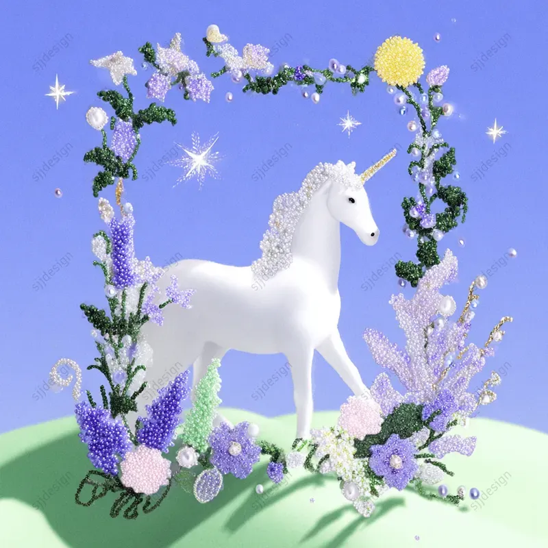 Pastel Textile Storybook Illustrations