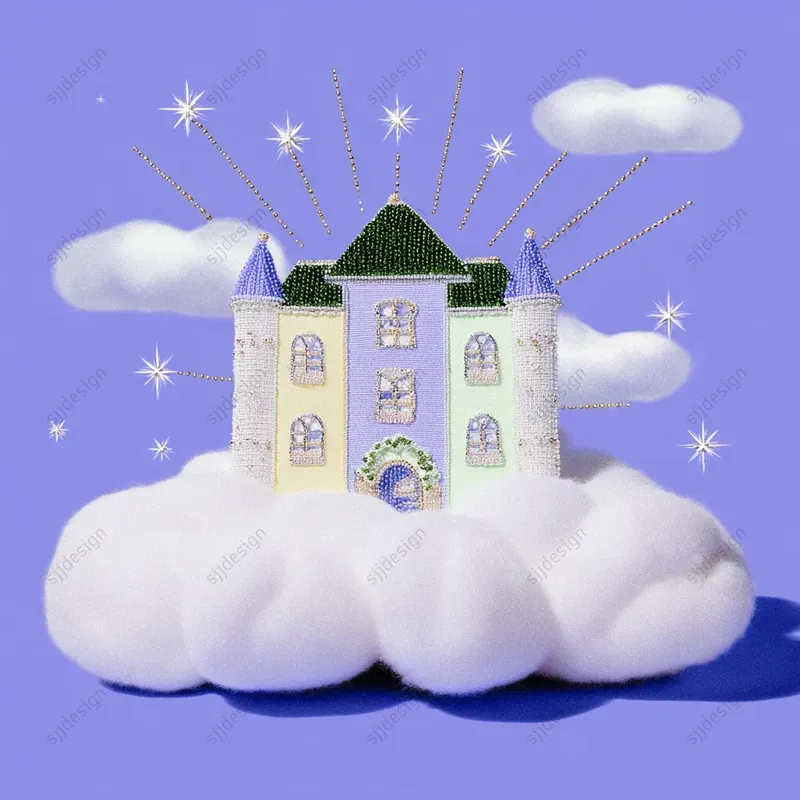 Pastel Textile Storybook Illustrations