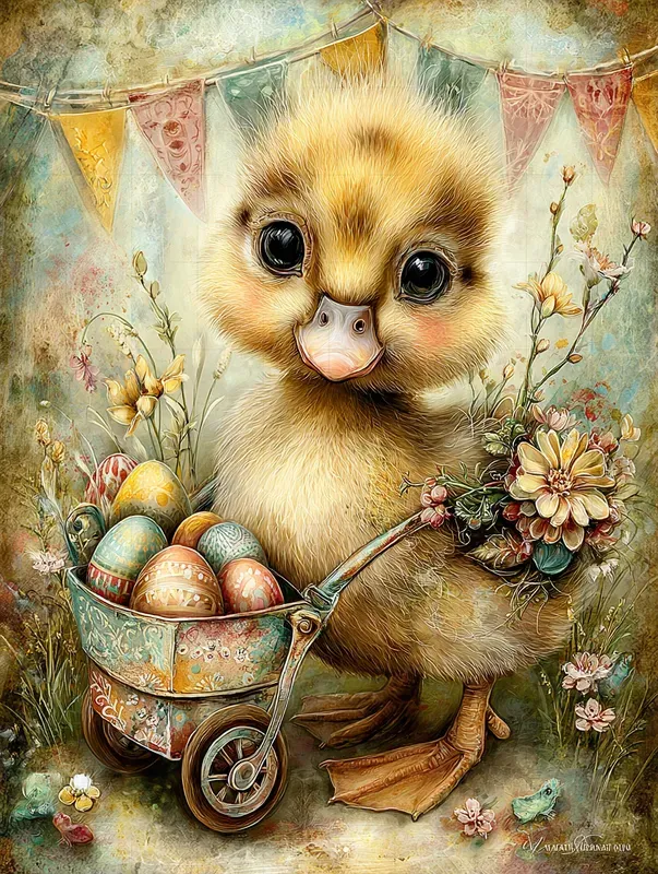 Shabby Chic Easter Cottagecore Characters