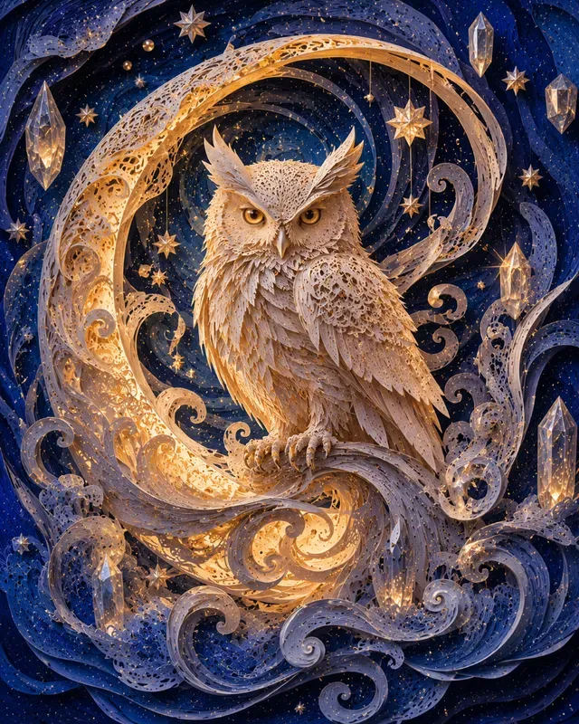 3D Celestial Papercut Wall Decor Pods