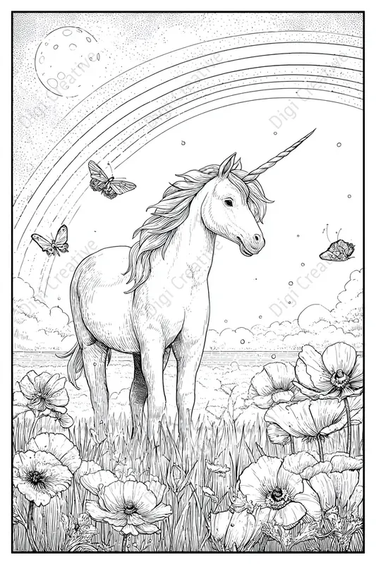 Kids Fantasy Coloring Pages