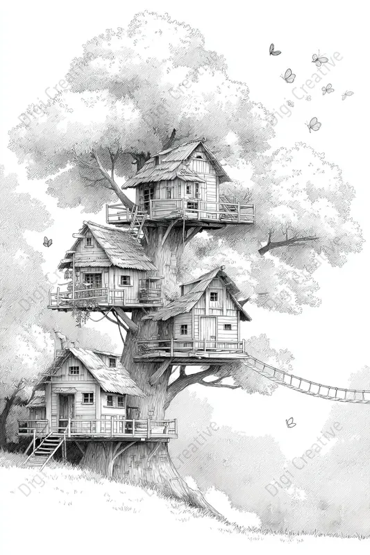 Kids Fantasy Coloring Pages