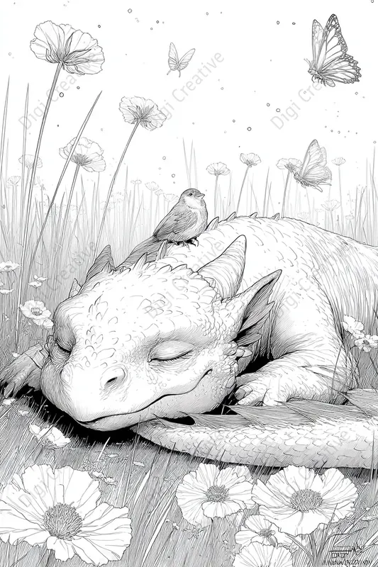 Kids Fantasy Coloring Pages