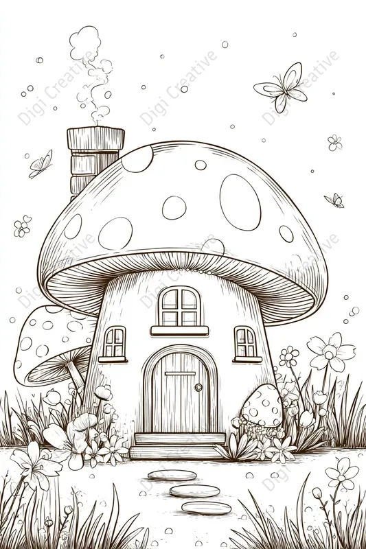 Kids Fantasy Coloring Pages