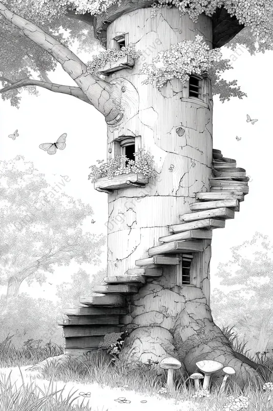 Kids Fantasy Coloring Pages