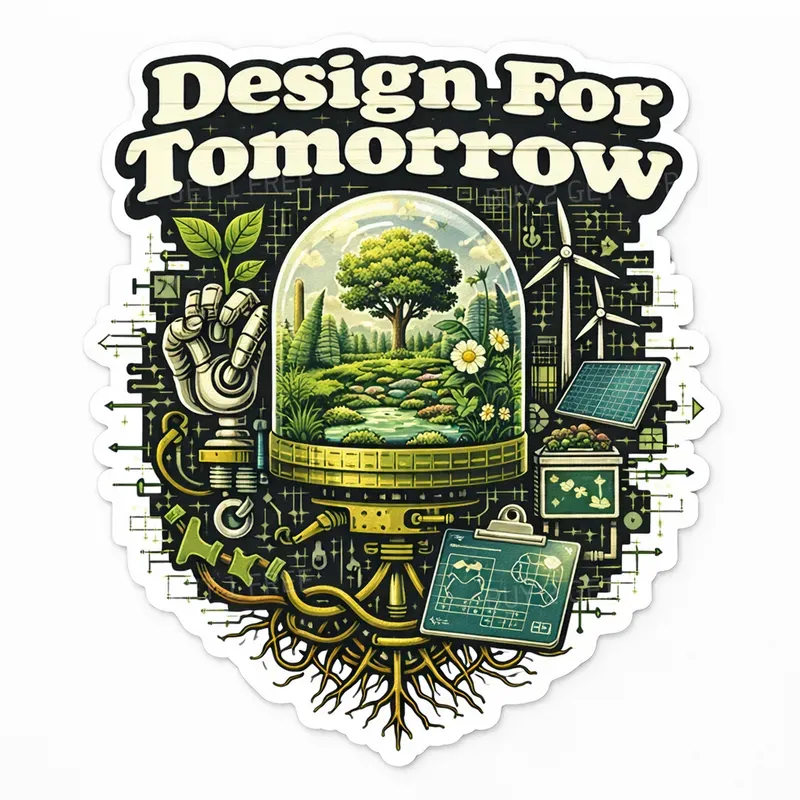 Offbeat Eco Stickers Earth Day