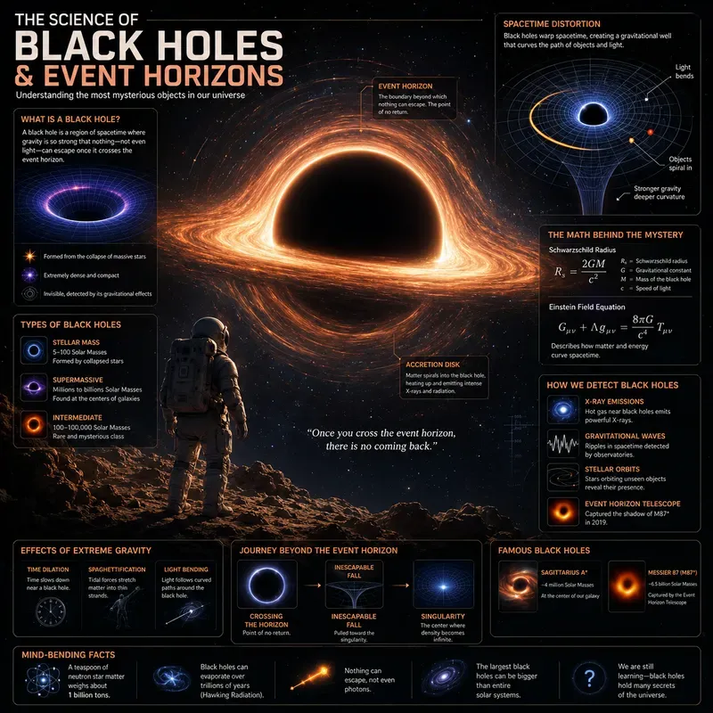 Cinematic Scientific Infographic Posters