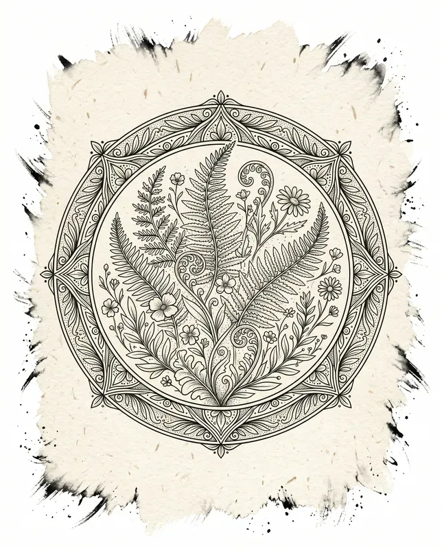 Botanical Line Art Prints On Demand