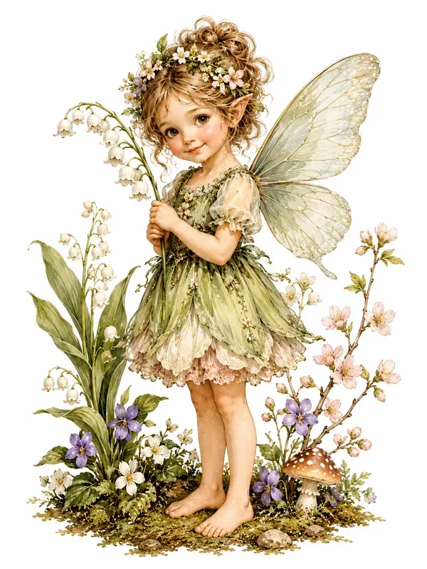 Vintage Pressed Flower Clipart Makers