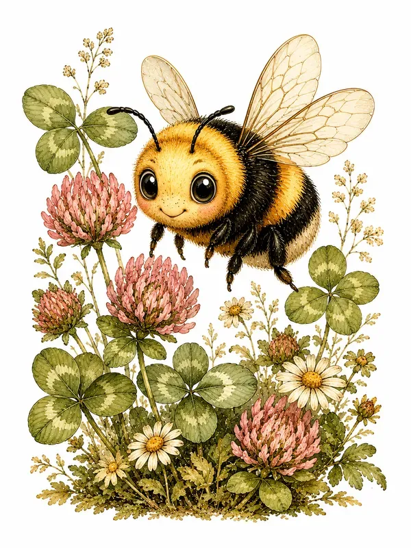 Vintage Pressed Flower Clipart Makers