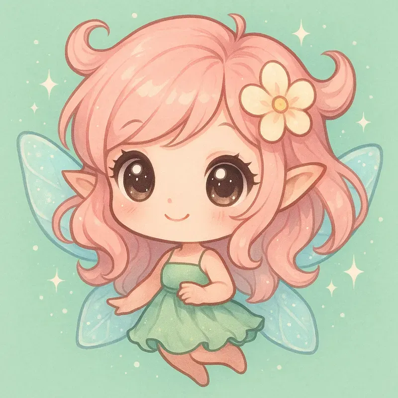 Cute Chibi Fantasy Creatures