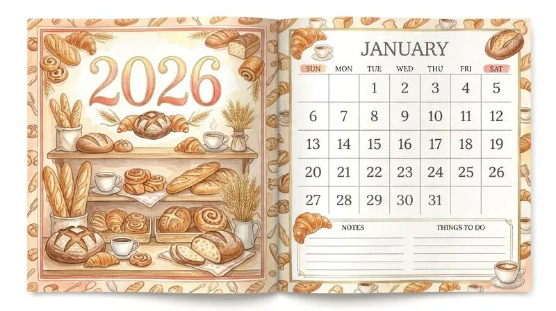 Custom Year Printable Watercolor Calendars