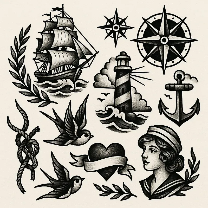 Pro Tattoo Flash Generator Prompts