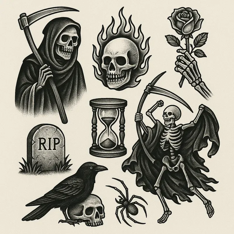 Pro Tattoo Flash Generator Prompts
